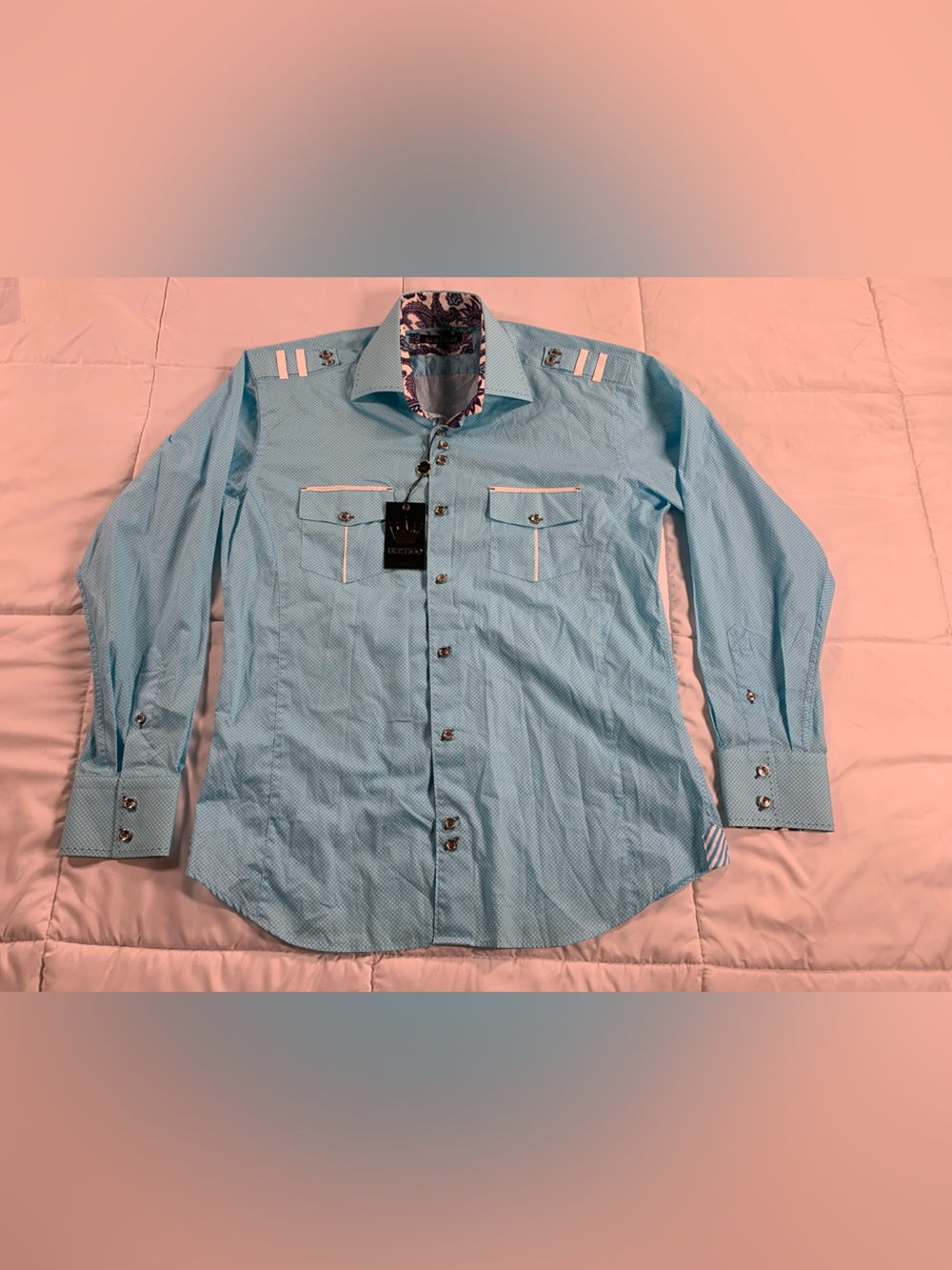 New with tags BERTIGO shirt mens size 4 (L)